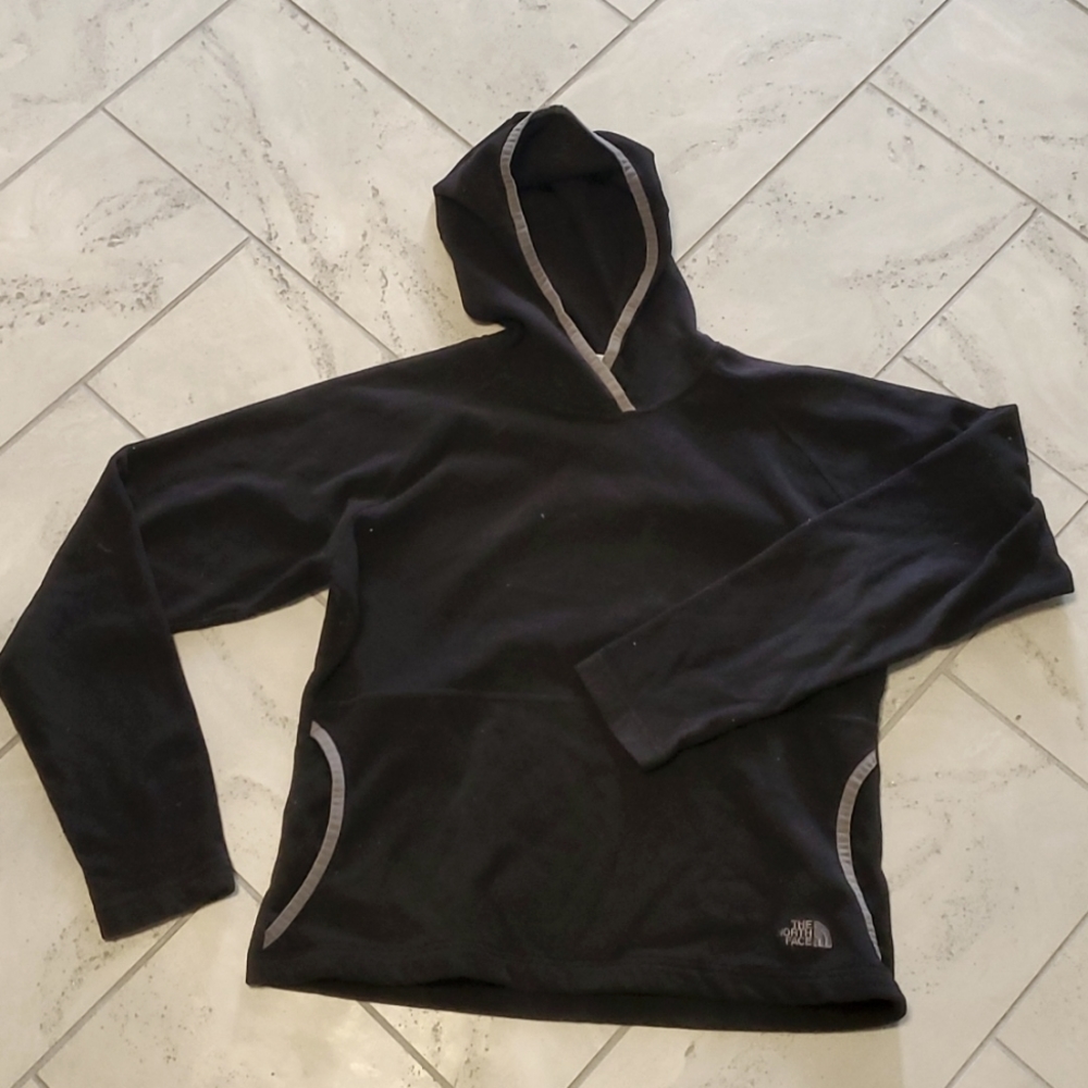 The North Face black fleece hoodie